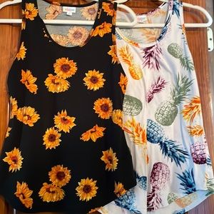 Set of lularoe tanks